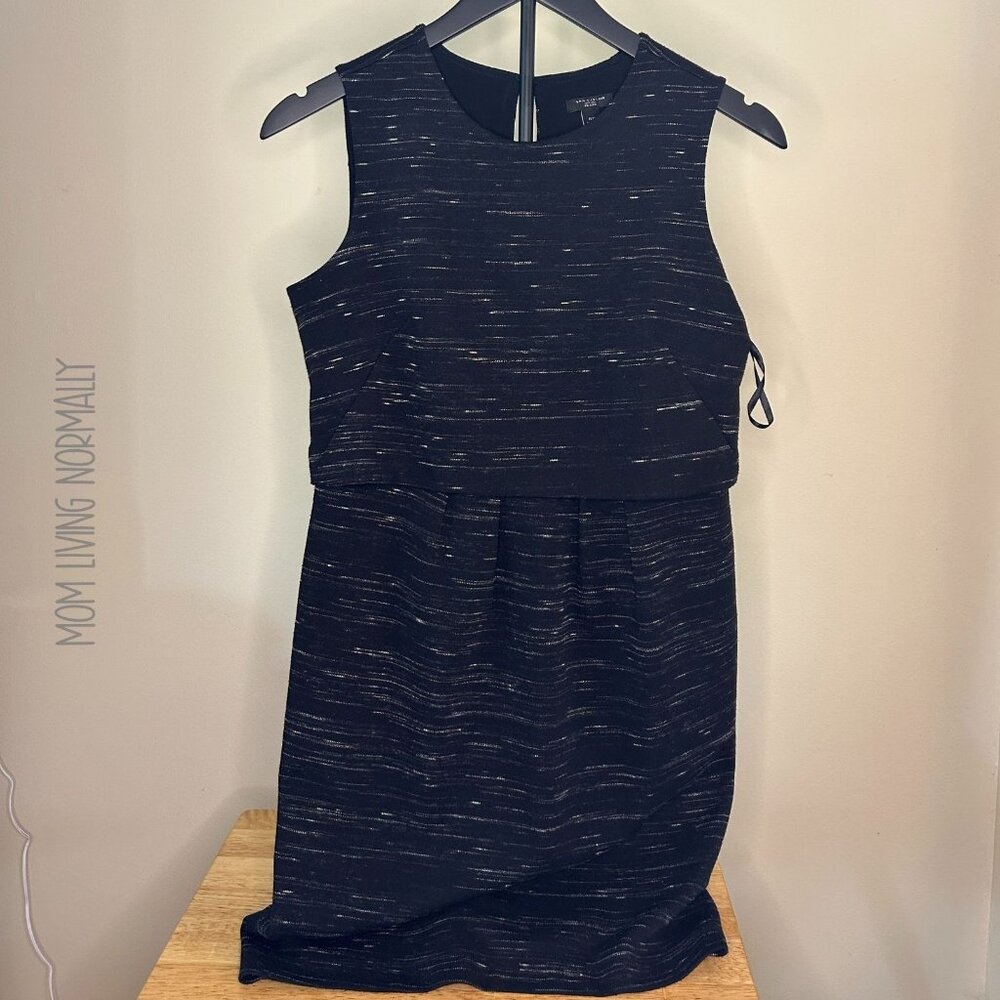 Ann Taylor Petite 6P Black Dress